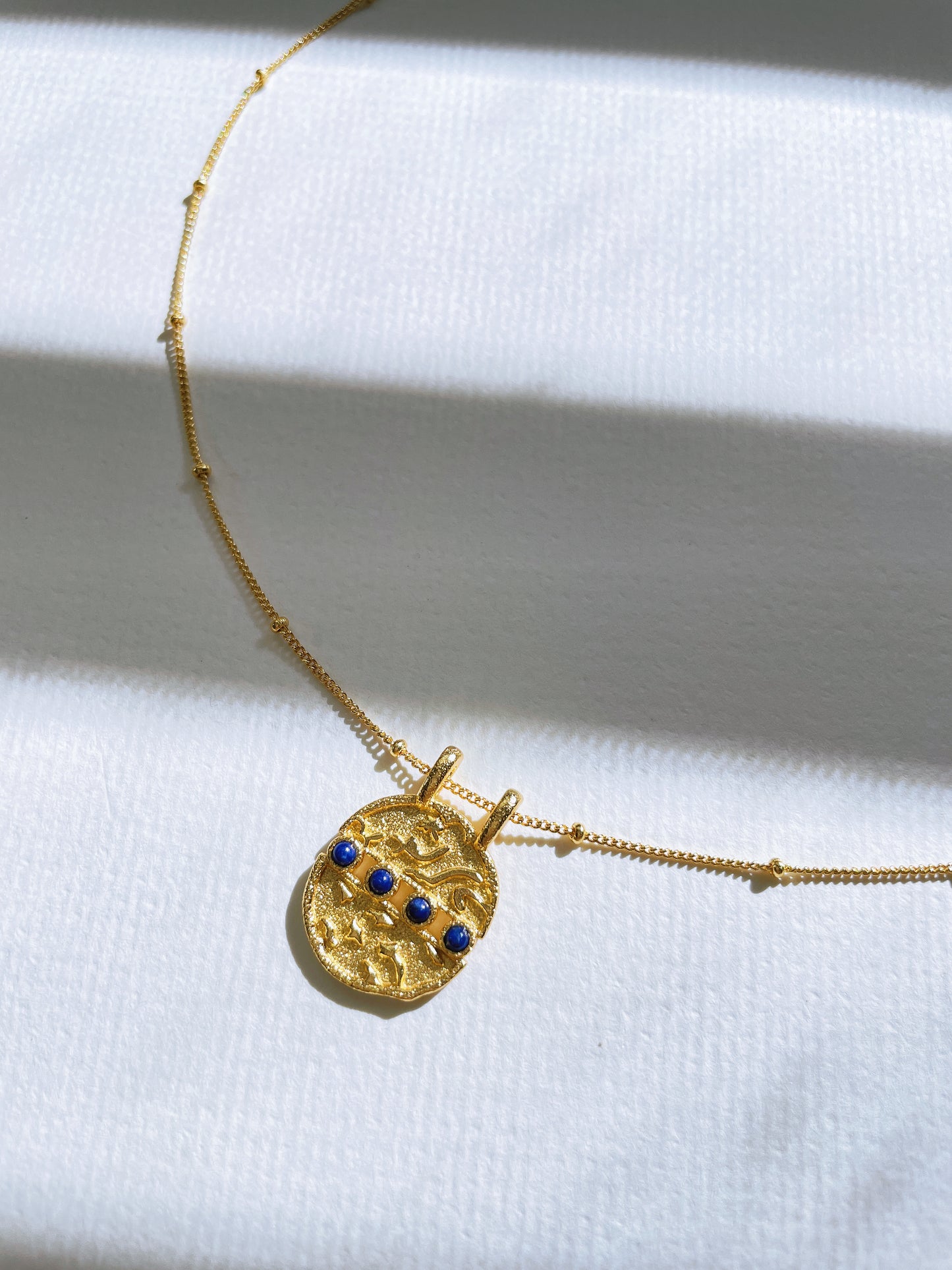 Lapis Lazuli Gold Necklace