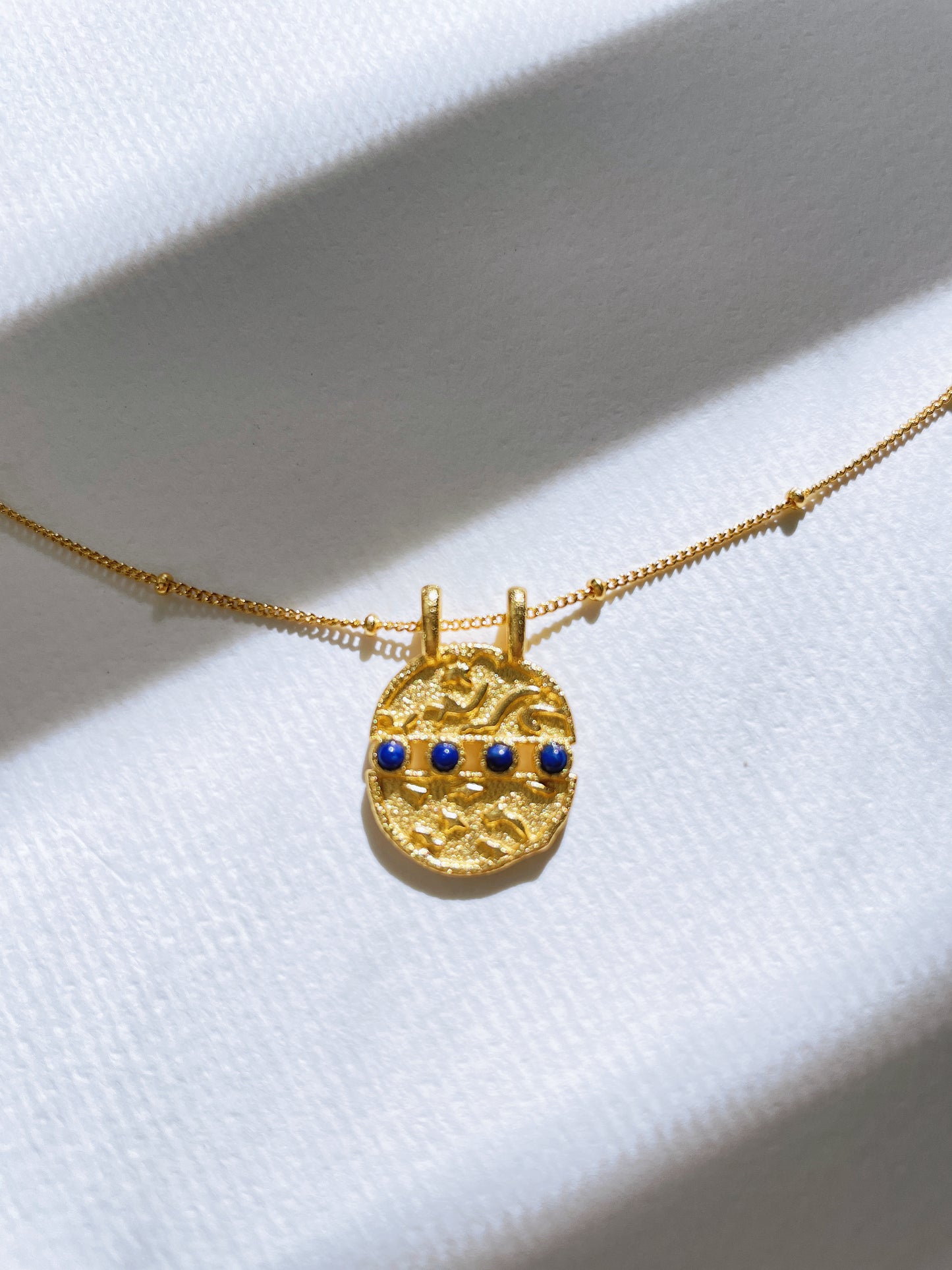 Lapis Lazuli Gold Necklace