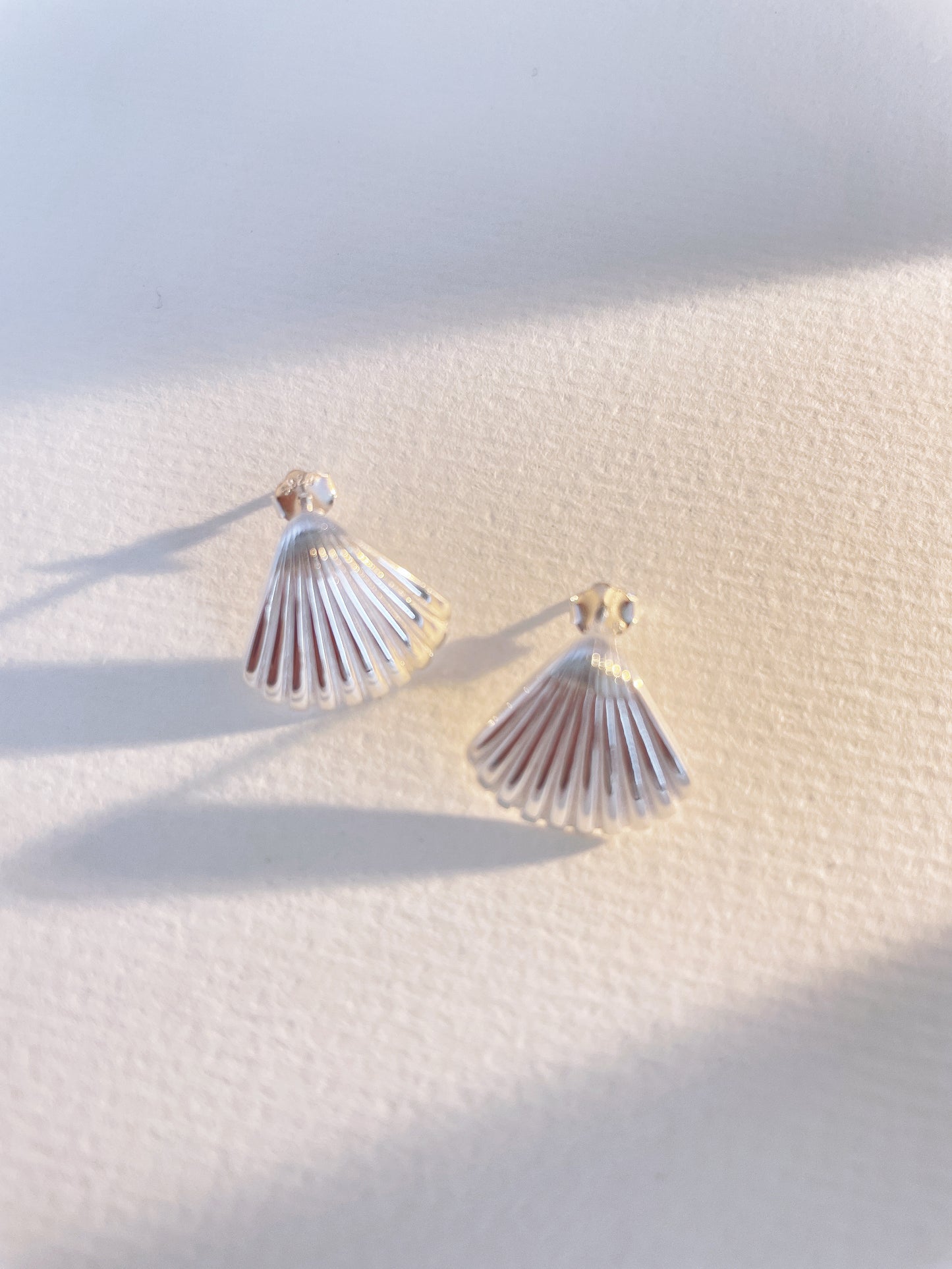 Sterling Silver Shell Earrings