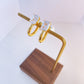 Double-sided earring