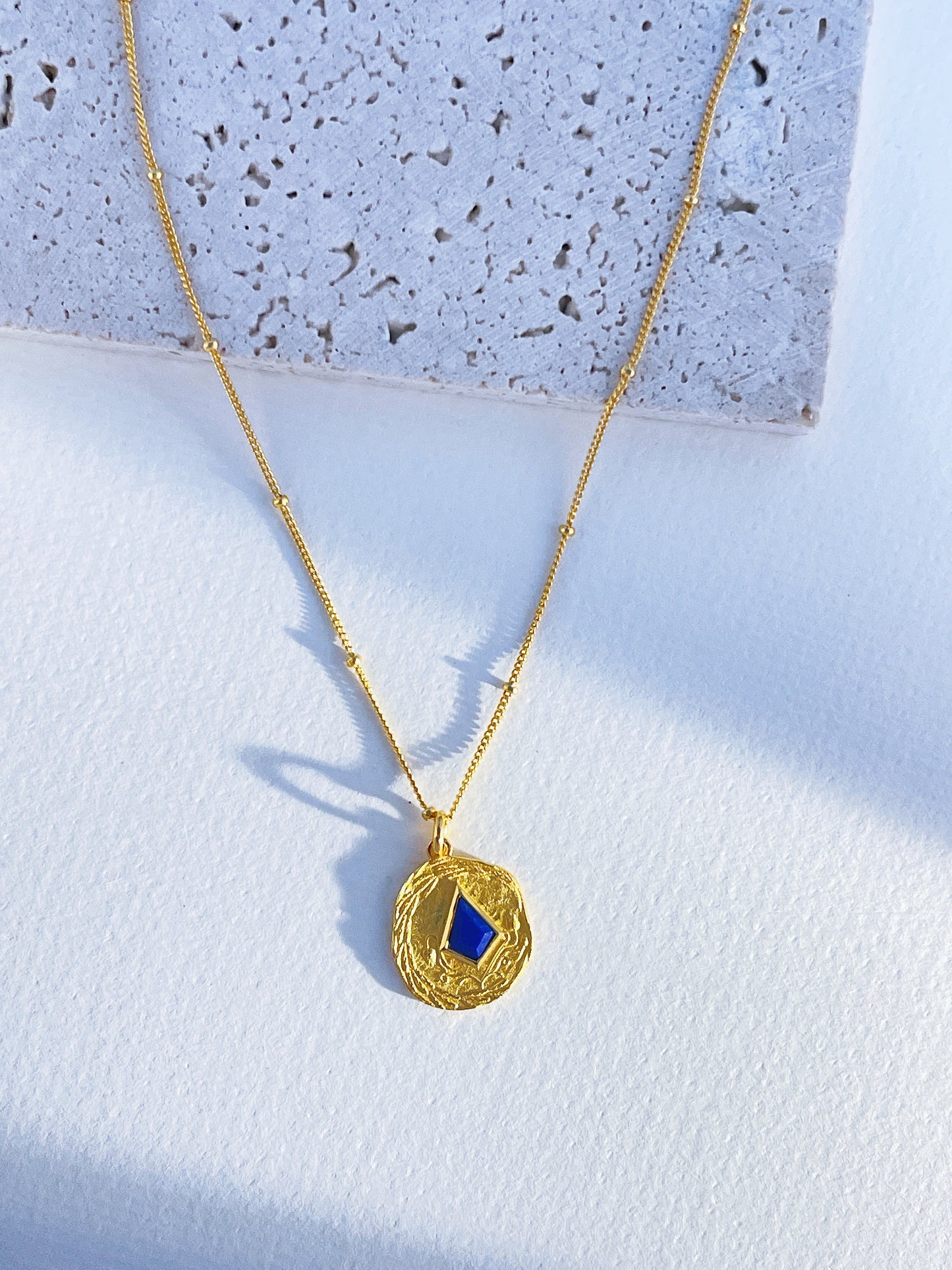 Lapis Lazuli Silver Necklace