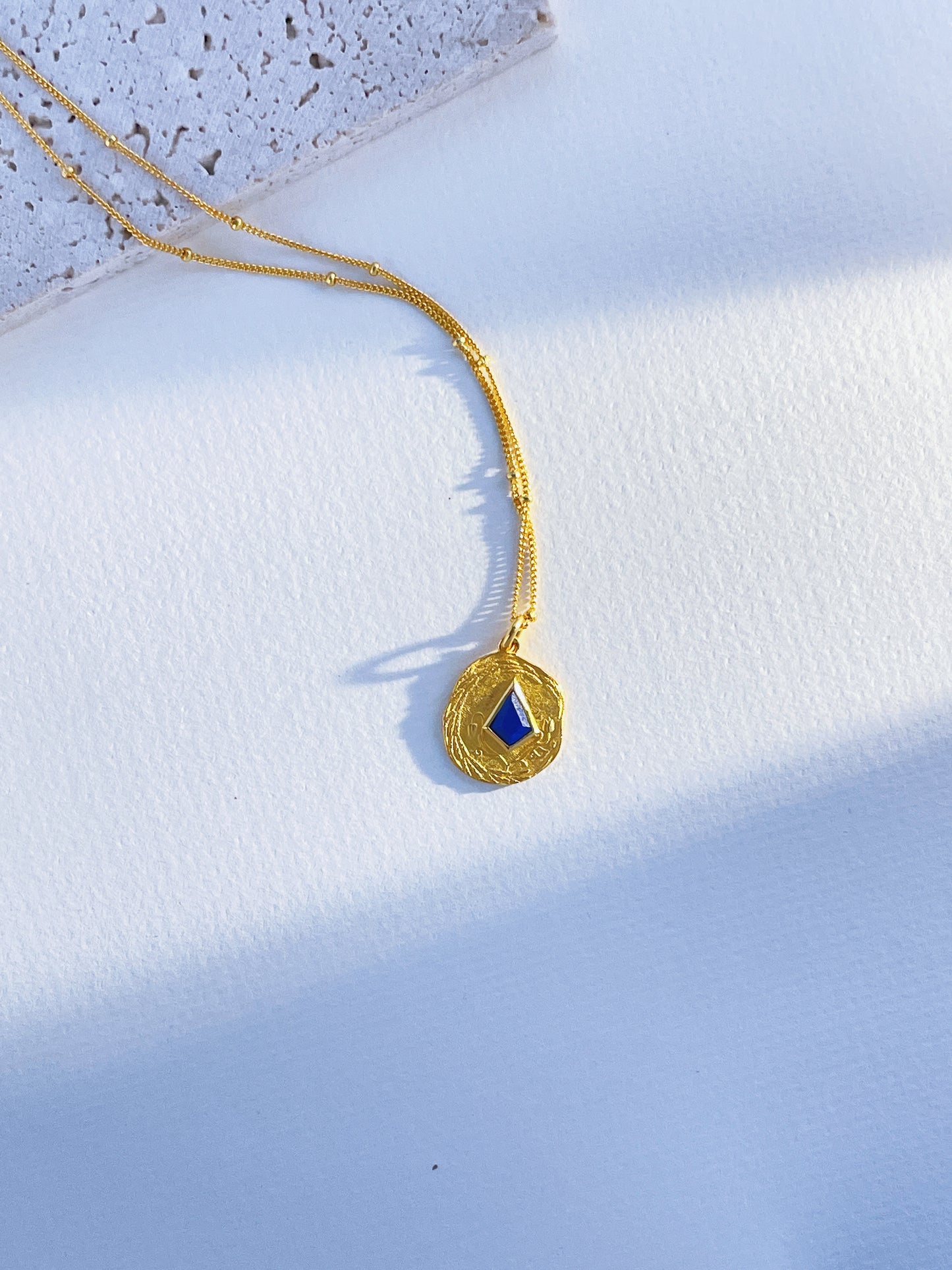 Lapis Lazuli Silver Necklace