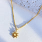 Sun pendant necklace