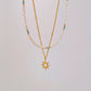 Sun pendant necklace