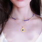 Lapis Lazuli Silver Necklace