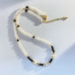 Baroque pearl and spinel necklace
