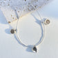 Three pendant bracelet