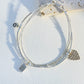 Three layer charm bracelet