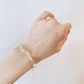 Double layer pearl bracelet