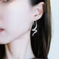 Curly Leaf Earrings