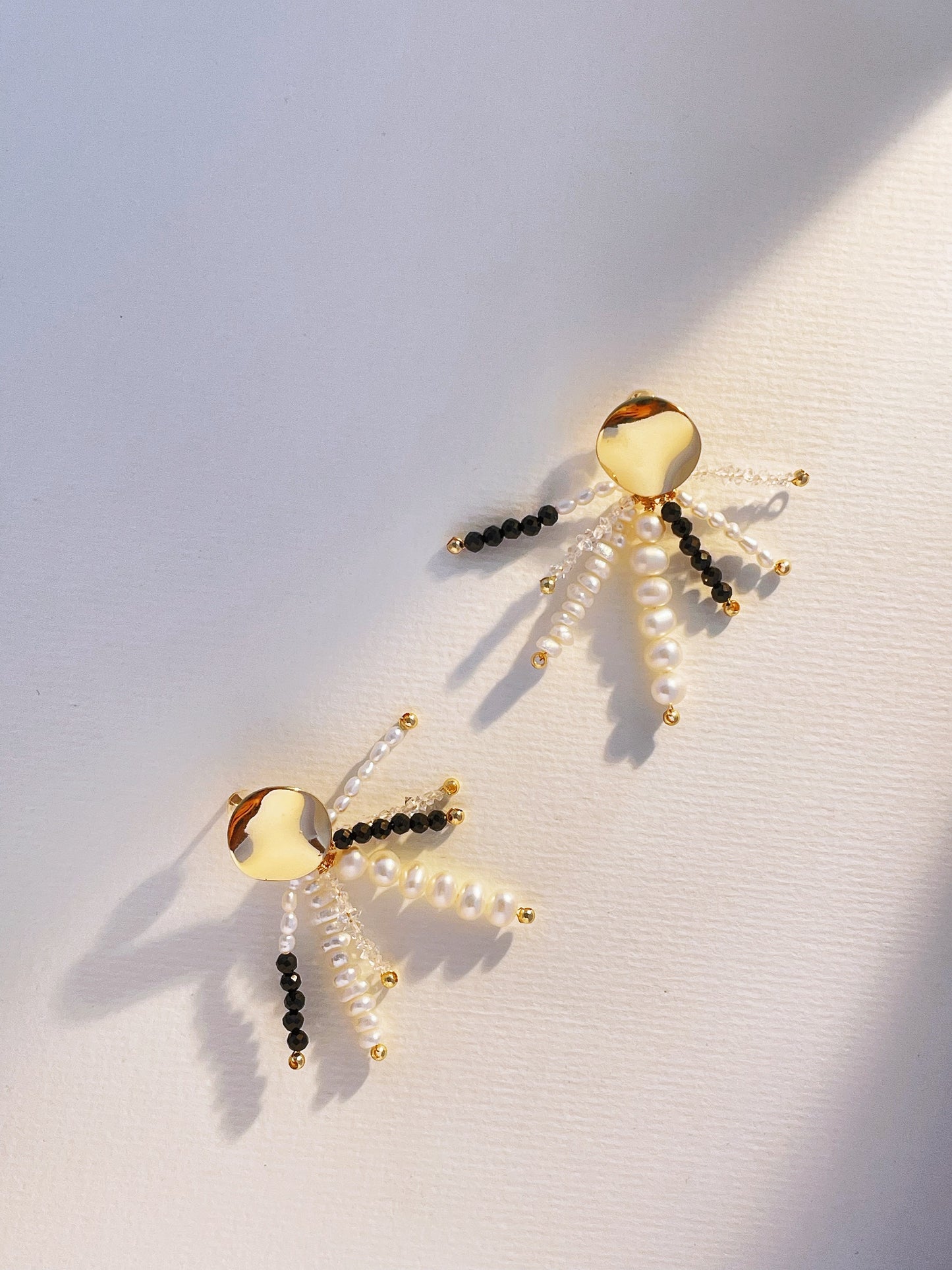 Pearl Spinel Earrings