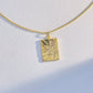 Bright silver necklace