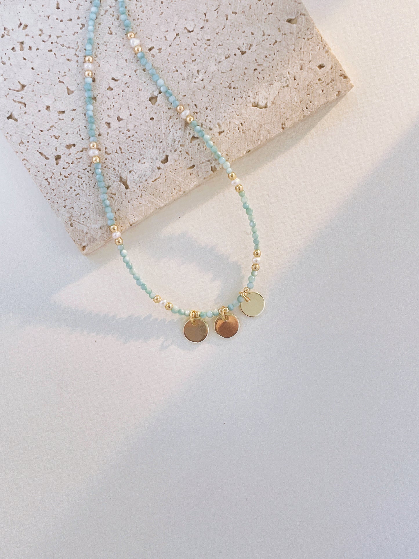 Freshwater shell necklace