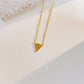 Triangle pendant necklace