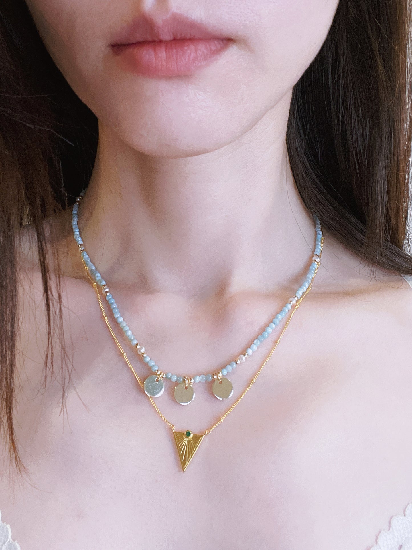 Freshwater shell necklace