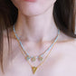 Triangle pendant necklace