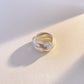 Triple layer ring