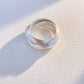 Triple layer ring