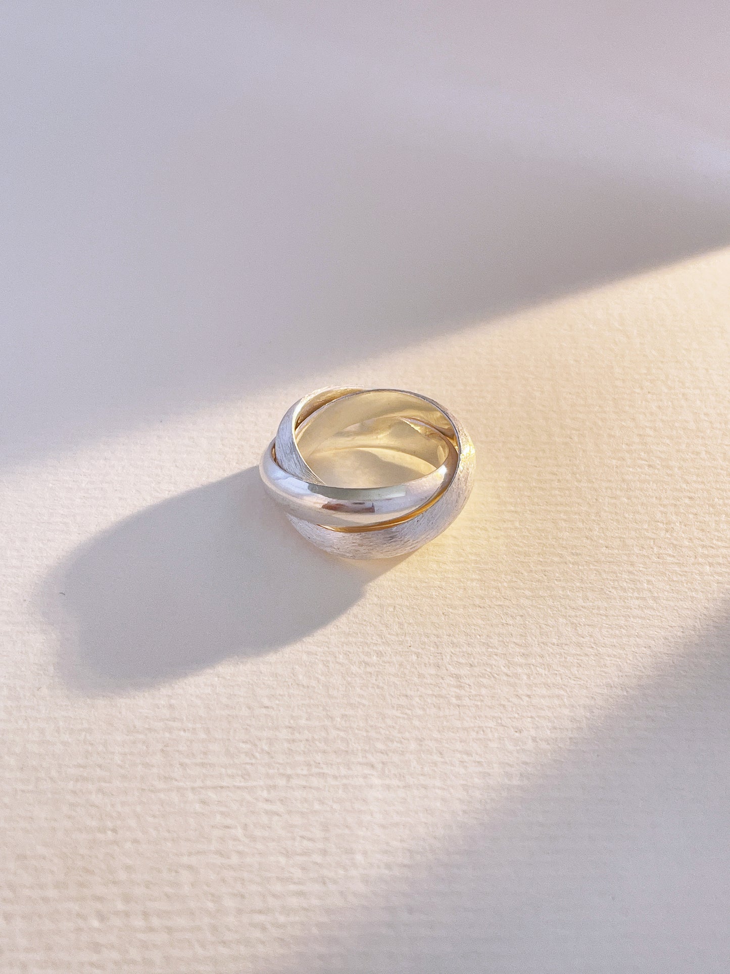 Triple layer ring