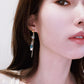 Asymmetrical wreath earrings