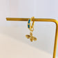 Turquoise hoops
