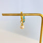 Turquoise hoops