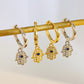 Hamsa Pendant earrings