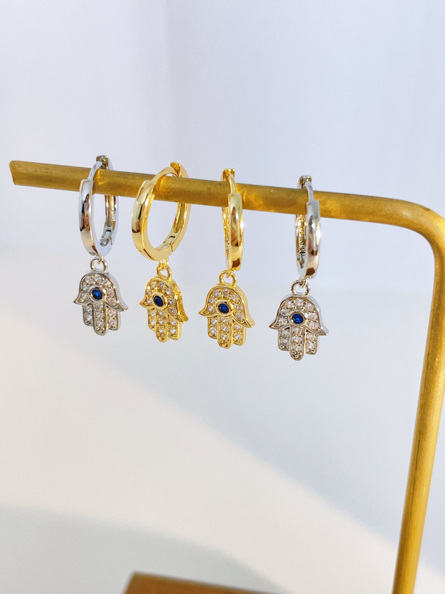 Hamsa Pendant earrings