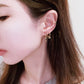 Black Zirconia Earring Set