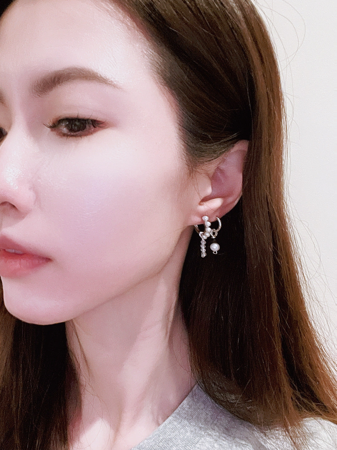 Silver Hoops Earrings