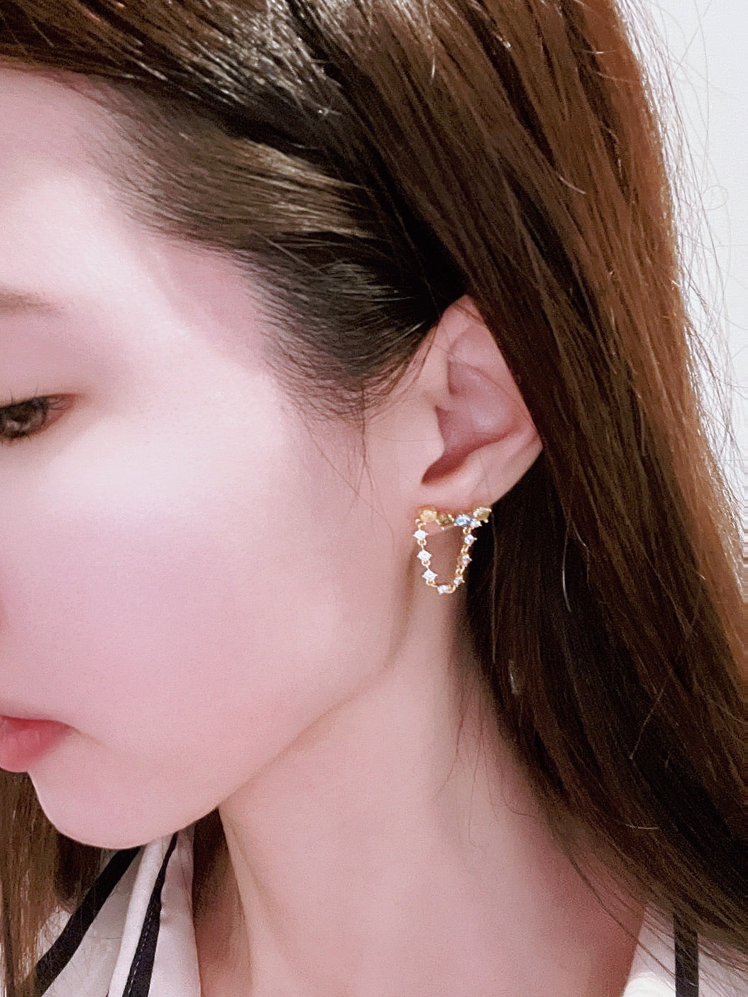 Colorful Zirconia Earrings