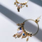 Circle exotic style earrings