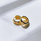 Sparkling Gold Hoop Earrings