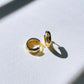 Sparkling Gold Hoop Earrings