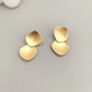 Stylish metal earrings