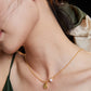 Classic simple pearl necklace