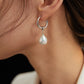 Baroque pearl earrings