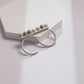 Pearl double finger ring