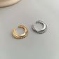 Sterling silver double layer ring