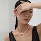 Classic baroque pearl necklace