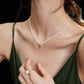 Pearl collarbone necklace