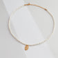 Pearl collarbone necklace