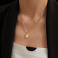 Sterling Silver Coin Necklace