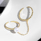 Pearl chain ring