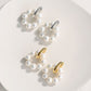 Pearl wreath earrings