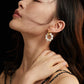 Pearl wreath earrings