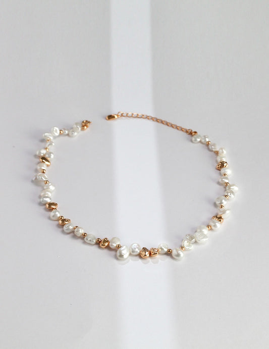 Sterling Silver Pearl Necklace