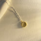 Casual gold plaque necklace