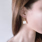 Natural shell inlay earrings
