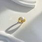 Natural pearl ring